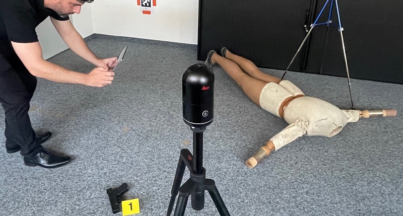 Five times faster 3D crime scene documentation with the new BLK360